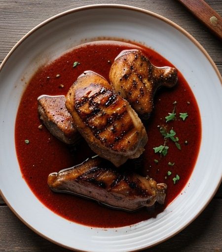 Slow Cooked Chicken Bbq recipe image