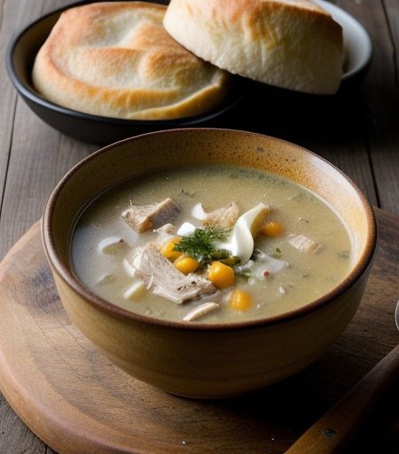 Slow Cooked Chicken Soup recipe image