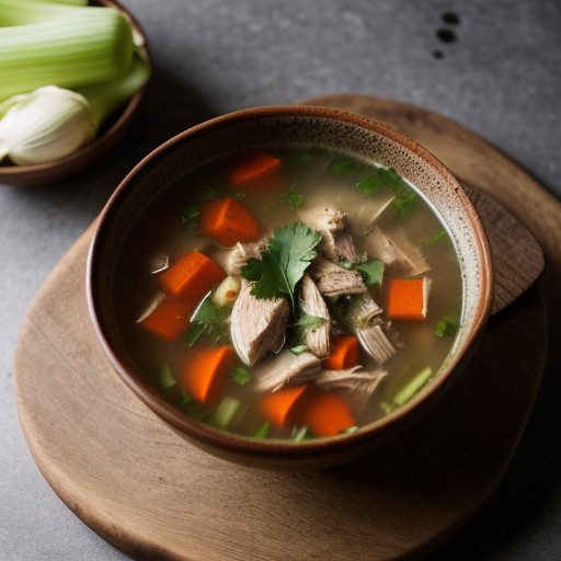 Slow Cooked Chicken Soup recipe image