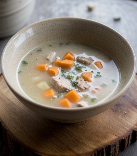 Slow Cooked Chicken Soup recipe image