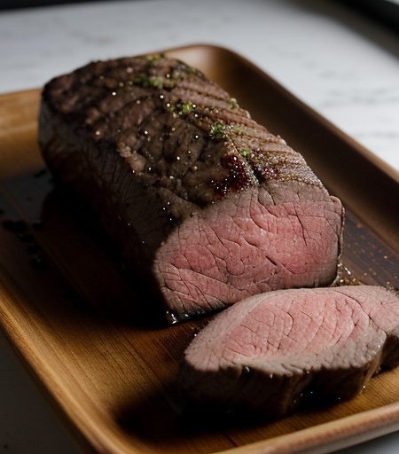 Slow-Smoked Beef Tenderloin With White Truffl recipe image
