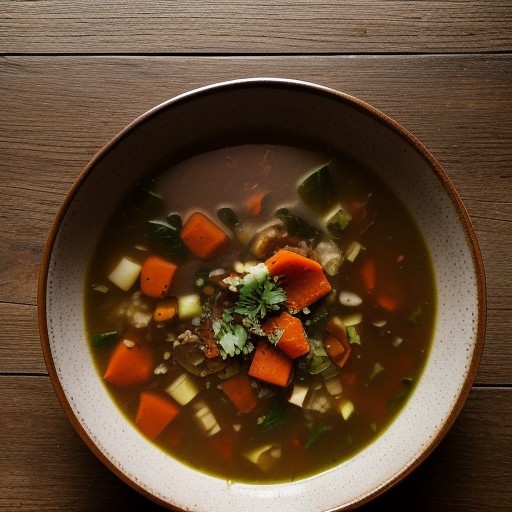 Slow and Savory Veggie Soup recipe image