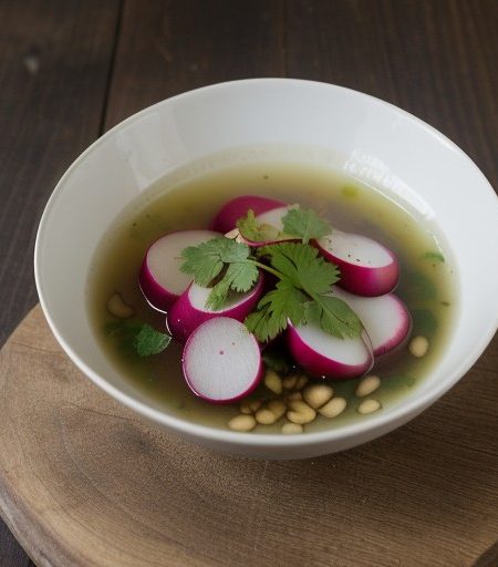 Smashed Radishes in Soy Dressing recipe image