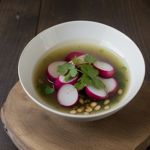 Smashed Radishes in Soy Dressing recipe image