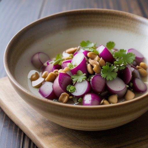 Smashed Radishes in Soy Dressing recipe image