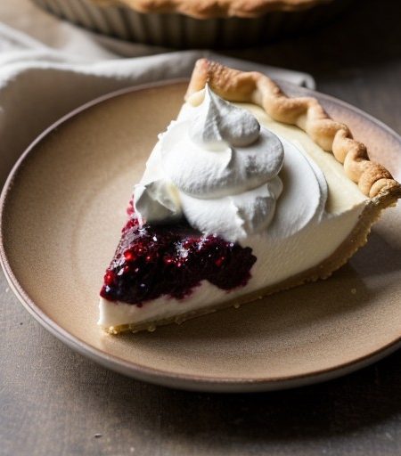 Smetanik - Berry Jam & Sour Cream Pie recipe image
