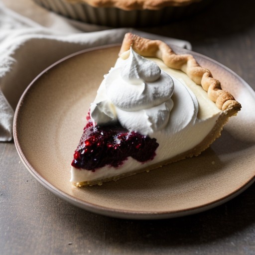 Smetanik - Berry Jam & Sour Cream Pie recipe image