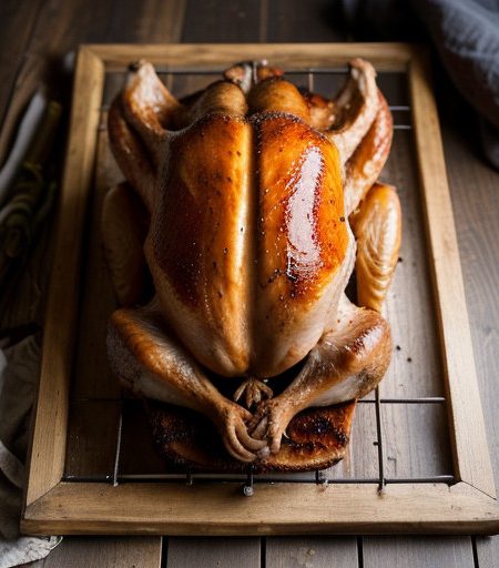Smoked Barbequed Turkey recipe image