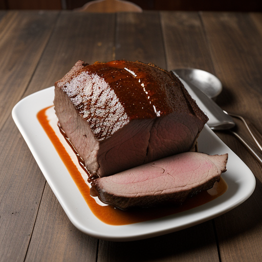 Smoked Beef Roast and Pork Roast recipe image