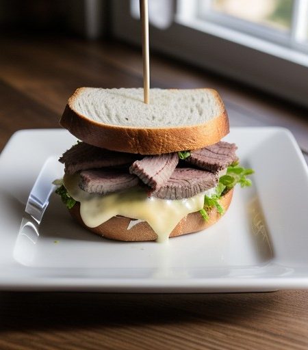Smoked Beef Sandwich recipe image