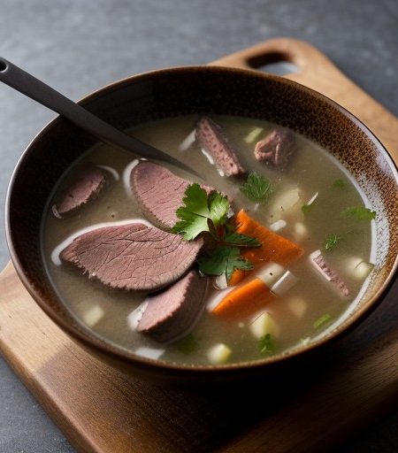Smoked Beef Soup recipe image