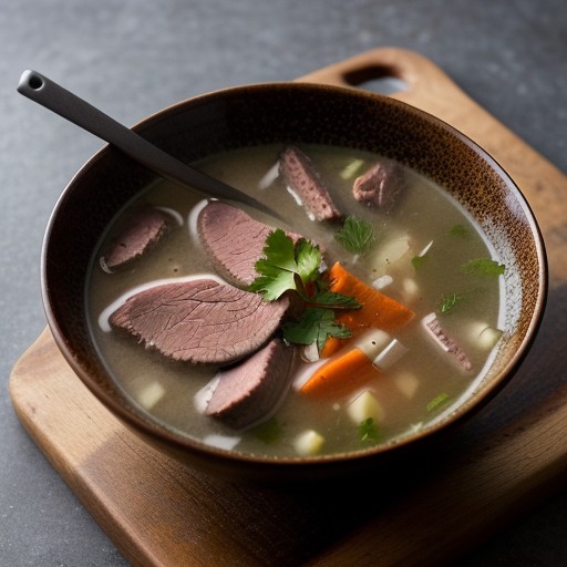Smoked Beef Soup recipe image