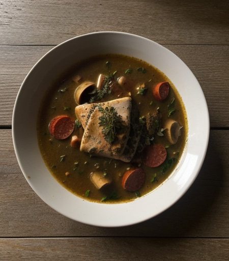 Smoked Chicken & Pepperoni Gumbo recipe image
