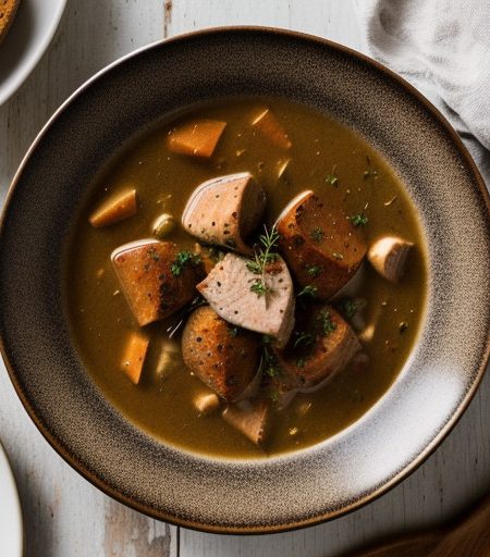 Smoked Chicken and Pepperoni Gumbo recipe image