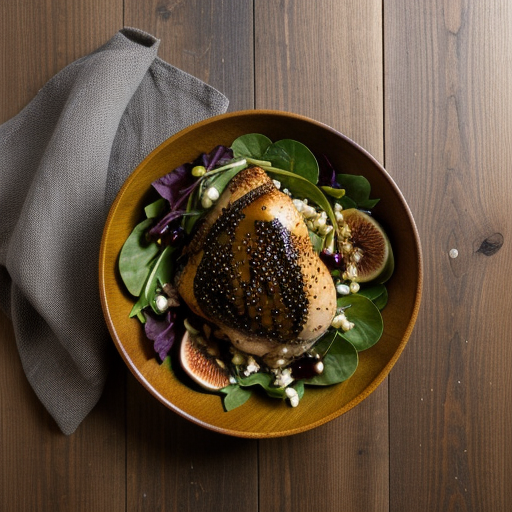 Smoked Chicken&Pear Salad W/Fig Balsamic Vinaigrette(5 PTS recipe image
