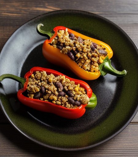Smoked Corn Stuffed Pepper recipe image