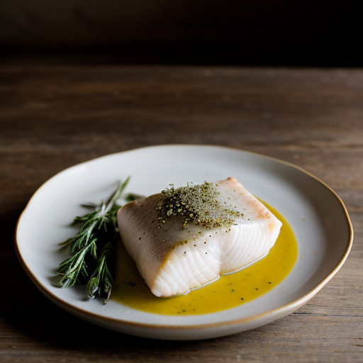 Smoked Halibut in Herb Butter recipe image