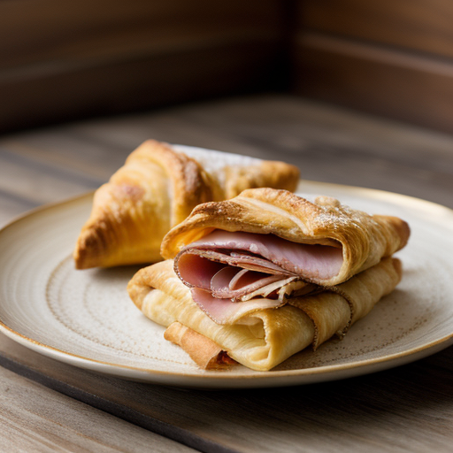 Smoked Ham and Goat Cheese Turnovers recipe image