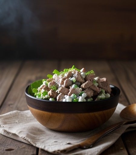 Smoked Pork Salad recipe image