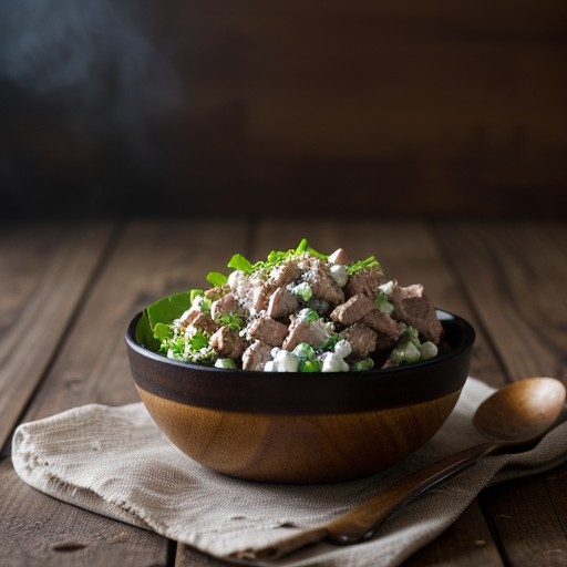 Smoked Pork Salad recipe image