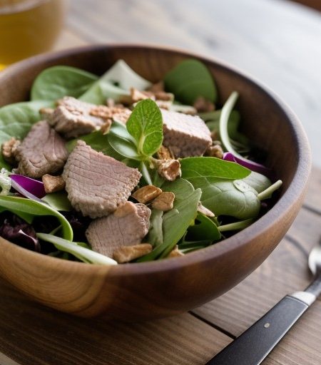 Smoked Pork Salad recipe image