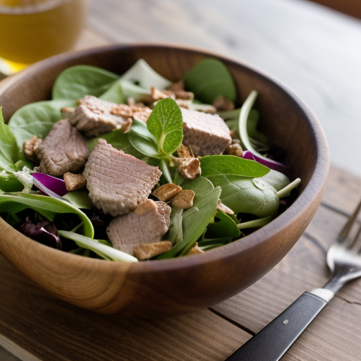Smoked Pork Salad recipe image