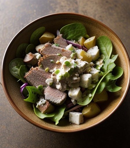 Smoked Pork Salad recipe image