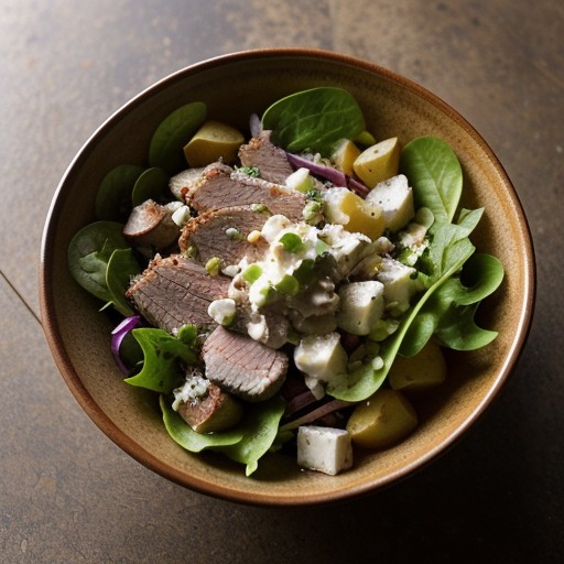 Smoked Pork Salad recipe image