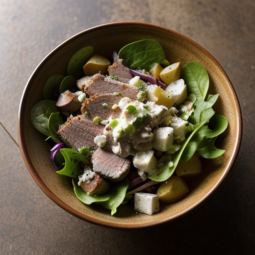 Smoked Pork Salad recipe image