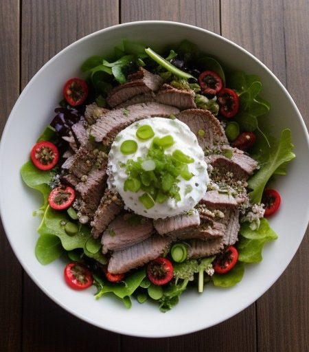 Smoked Pork Salad recipe image