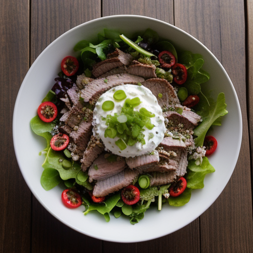 Smoked Pork Salad recipe image
