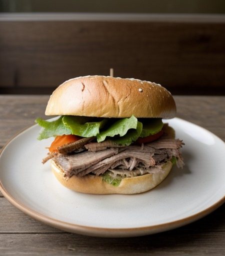 Smoked Pork Sandwich recipe image