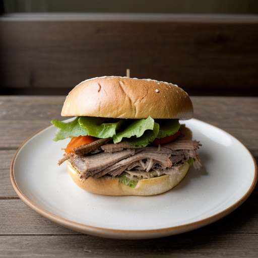 Smoked Pork Sandwich recipe image