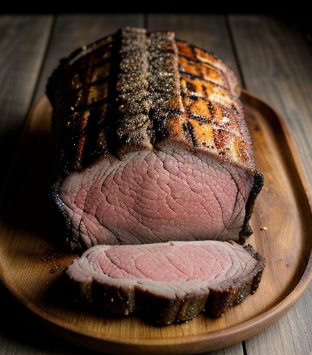Smoked Prime Rib (Rich Davis, K.c. Masterpiece Resturan recipe image