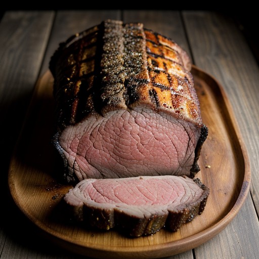 Smoked Prime Rib (Rich Davis, K.c. Masterpiece Resturan recipe image