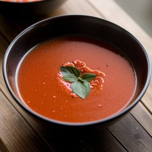 Smoked Red Bell Pepper Soup recipe image