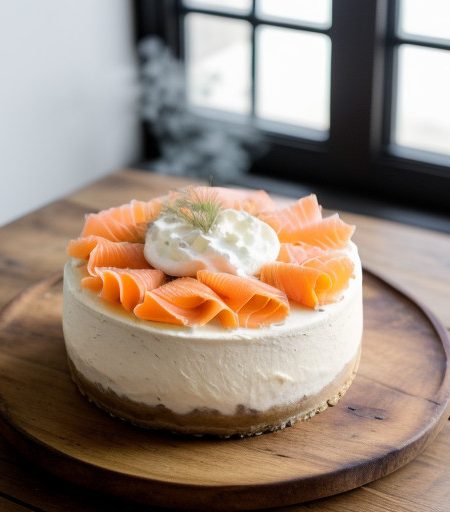 Smoked Salmon Cheesecake recipe image