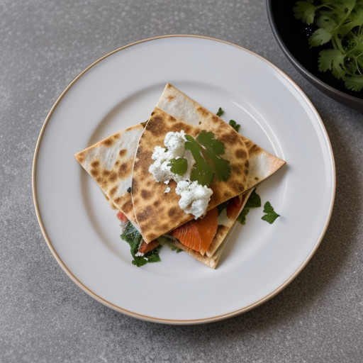Smoked Salmon Quesadillas recipe image