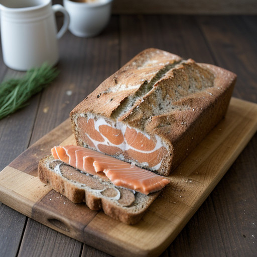 Smoked Salmon With Brown Soda Bread recipe image