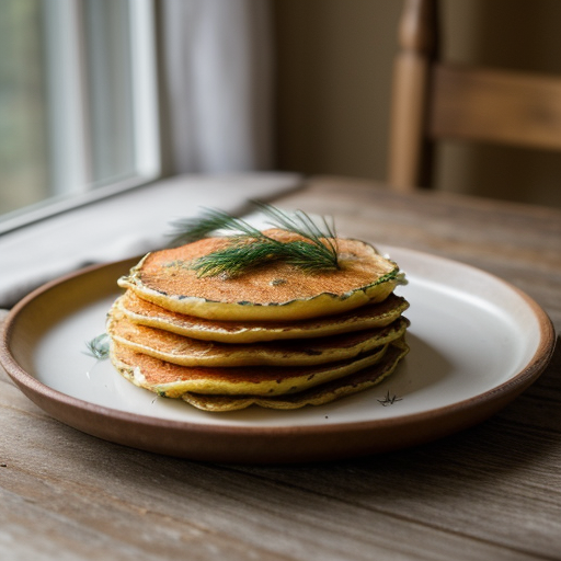 Smoked Salmon on Potato Pancakes With Horsera recipe image