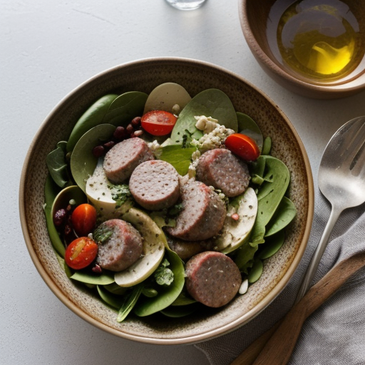 Smoked Sausage Antipasto Salad recipe image