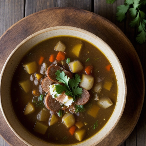 Smoked Sausage & Bean Soup recipe image