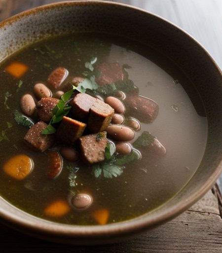 Smoked Sausage Italian Bean Soup recipe image