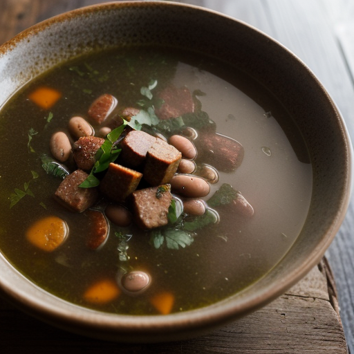 Smoked Sausage Italian Bean Soup recipe image