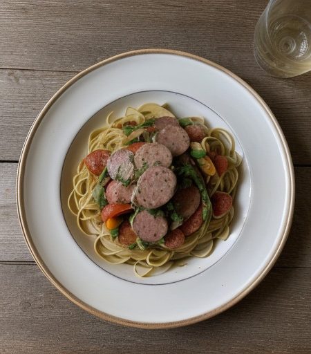 Smoked Sausage Primavera recipe image