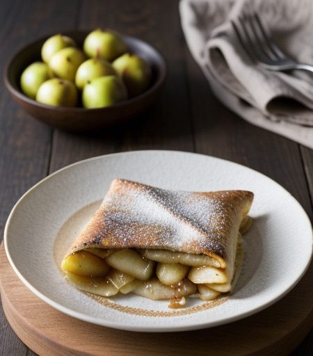 Smoked Trout & Grilled Apple Strudel recipe image