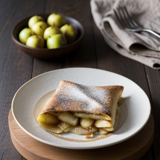 Smoked Trout & Grilled Apple Strudel recipe image
