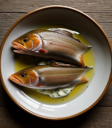 Smoked Trout With Gribiche Horseradish Sauce recipe image