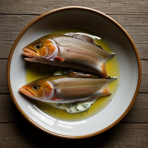 Smoked Trout With Gribiche Horseradish Sauce recipe image