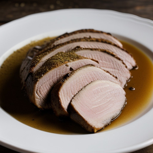 Smoked Turkey Breast With Ginger-Cardamom Rub recipe image